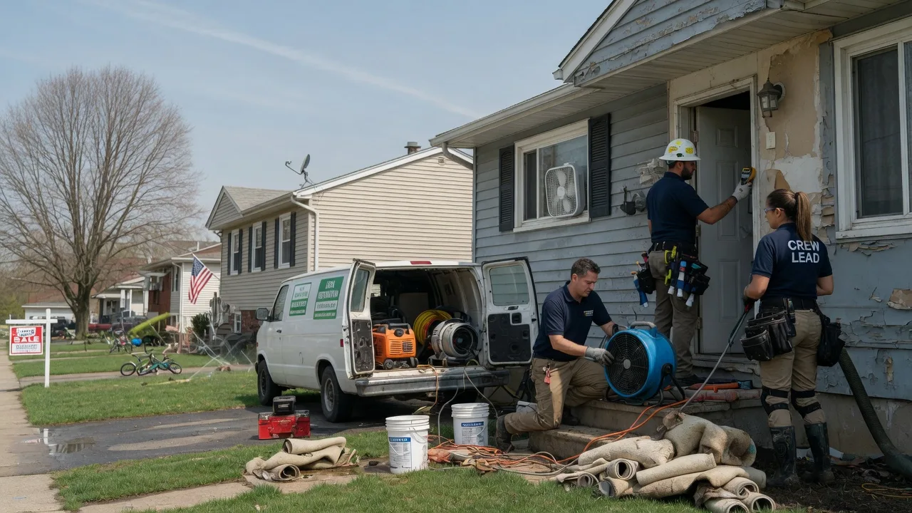 Flood Cleanup in Queen Anne, MD near me